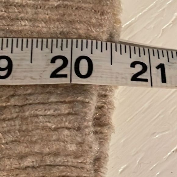 XS H & M Basic tan beige long sleeve open front knit cardigan sweater - Picture 12 of 13